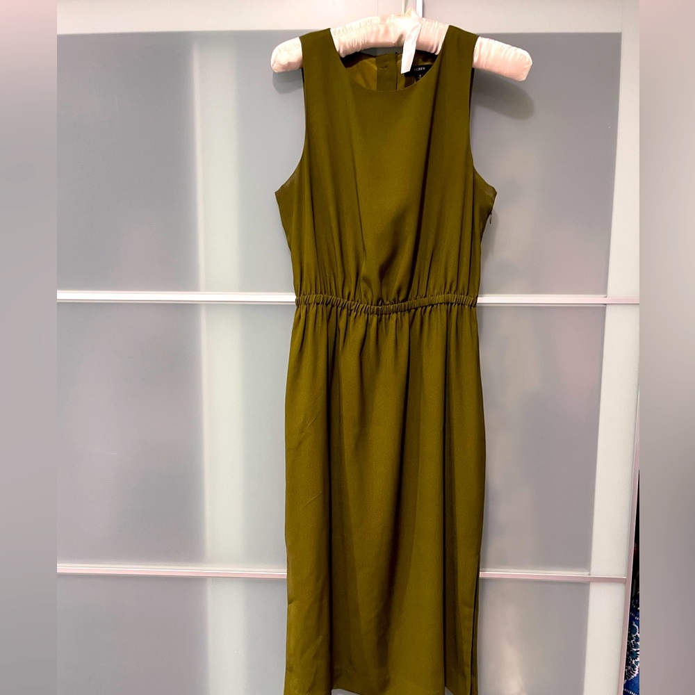Jcrew sleeveless sheath dress